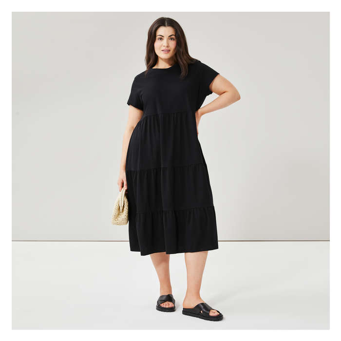 Women+ Tiered Midi Dress
